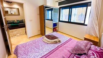 2 habitaciones y ropa de cama