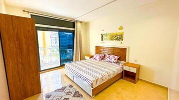 2 bedrooms, bed sheets