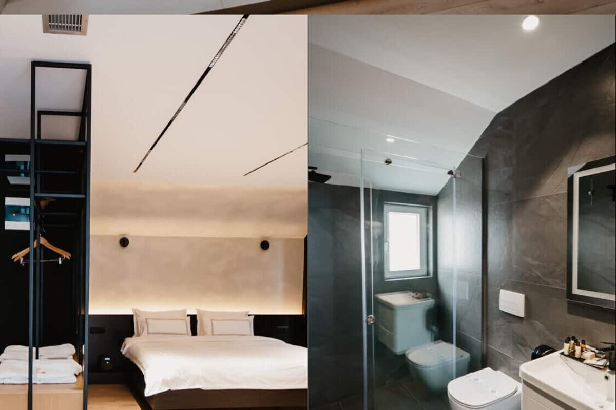 Luxe tweepersoonskamer, 1 kingsize bed | Een bureau, gratis wifi