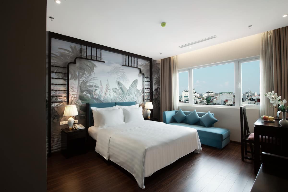 Quarto casal ou duplo premier, vista para a cidade (Signature Double City View) | Roupas de cama premium