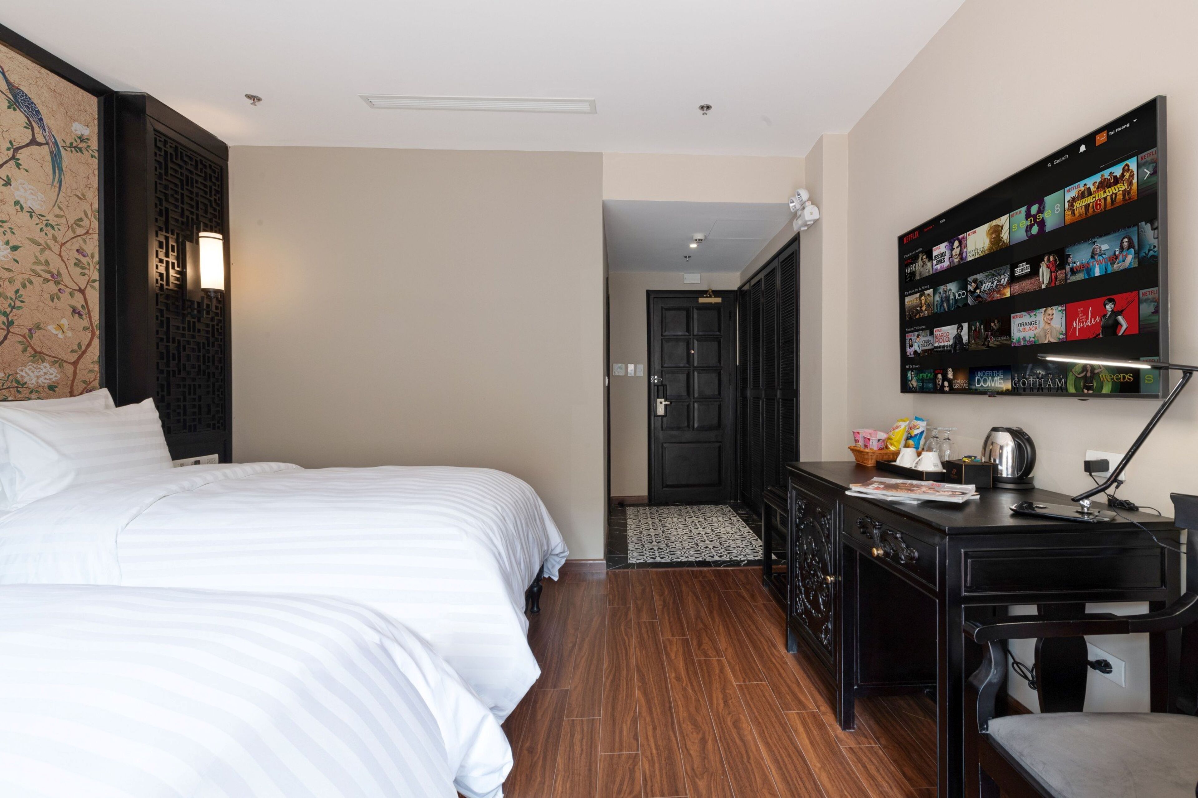 Quarto casal ou duplo executivo (Executive Twin With Window) | Roupas de cama premium