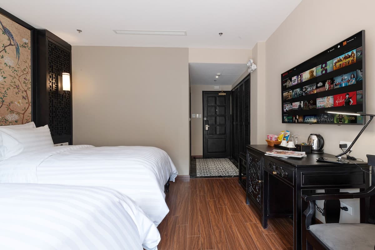 Quarto casal ou duplo executivo (Executive Twin With Window) | Roupas de cama premium