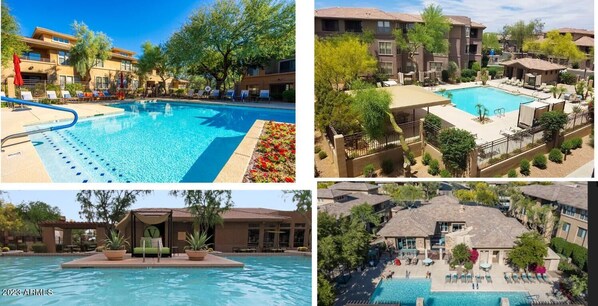 Pool - 3-bedroom 5-Star Resort in Grayhawk, North Scottsdale w pool & mountain views (Scottsdale)