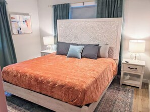 2 bedrooms, desk, iron/ironing board, free WiFi