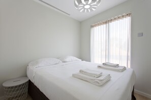 2 Schlafzimmer, Zimmersafe, Bügeleisen/Bügelbrett, Reisekinderbett