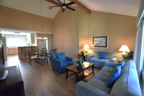 Villa, 2 Bedrooms, Smoking, Patio | Living room - 2 Bedrooms at Brigantine Quarters 274 (Hilton Head Island)