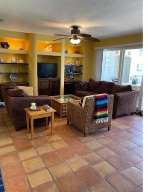 Smart TV, DVD player, video library