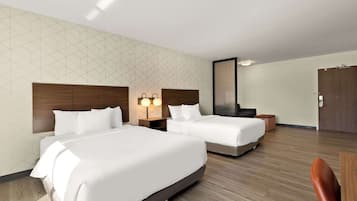 Single Room, 2 Queen Beds, Accessible, Non Smoking (Accessible Tub) | Desk, iron/ironing board, free WiFi, bed sheets