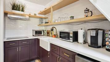 Microwave, oven, stovetop