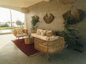 Sala de estar en el lobby