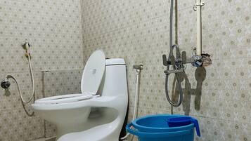 Towels, soap, shampoo
