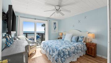 Panoramic House, 3 Bedrooms, Patio, Beachfront | 4 bedrooms, free WiFi, bed sheets