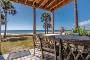 House, 4 Bedrooms, Beach View | Terrace/patio - Sunny Beach by Book That Condo (Panama City Beach)