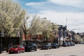 Parkering på området