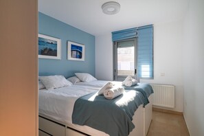 2 sovrum och sängkläder