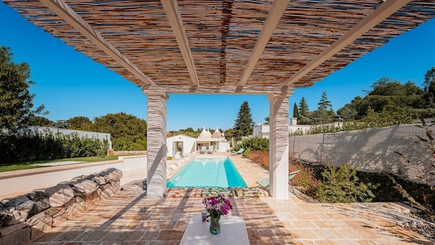 Pool - Traditional Apulian Trulli and Lamia with pool and jacuzzi (Martina Franca)