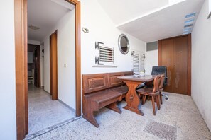 Dining - Holiday Apartment "Case Vacanza Armando Trilo Canneto" with Shared Terrace & Wi-Fi (Lipari)