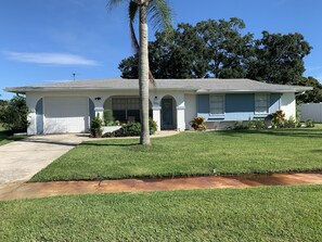 Exterior - Coastal Pool Paradise
Mid-Century Home Formally Carroll’s Cabana in Port Malabar (Palm Bay)