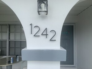 Exterior detail - Coastal Pool Paradise
Mid-Century Home Formally Carroll’s Cabana in Port Malabar (Palm Bay)