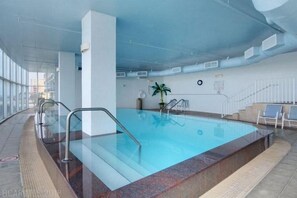 Indoor pool, a heated pool