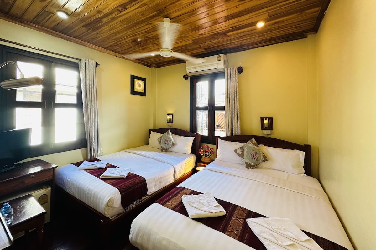 Premium bedding, down duvets, individually decorated