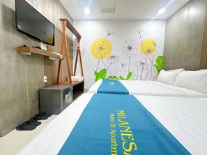 Family Apartment, 2 Bedrooms, Mountain View | Soundproofing, free WiFi - Milanesa Hotel & Apartment (Ho Chi Minh City)