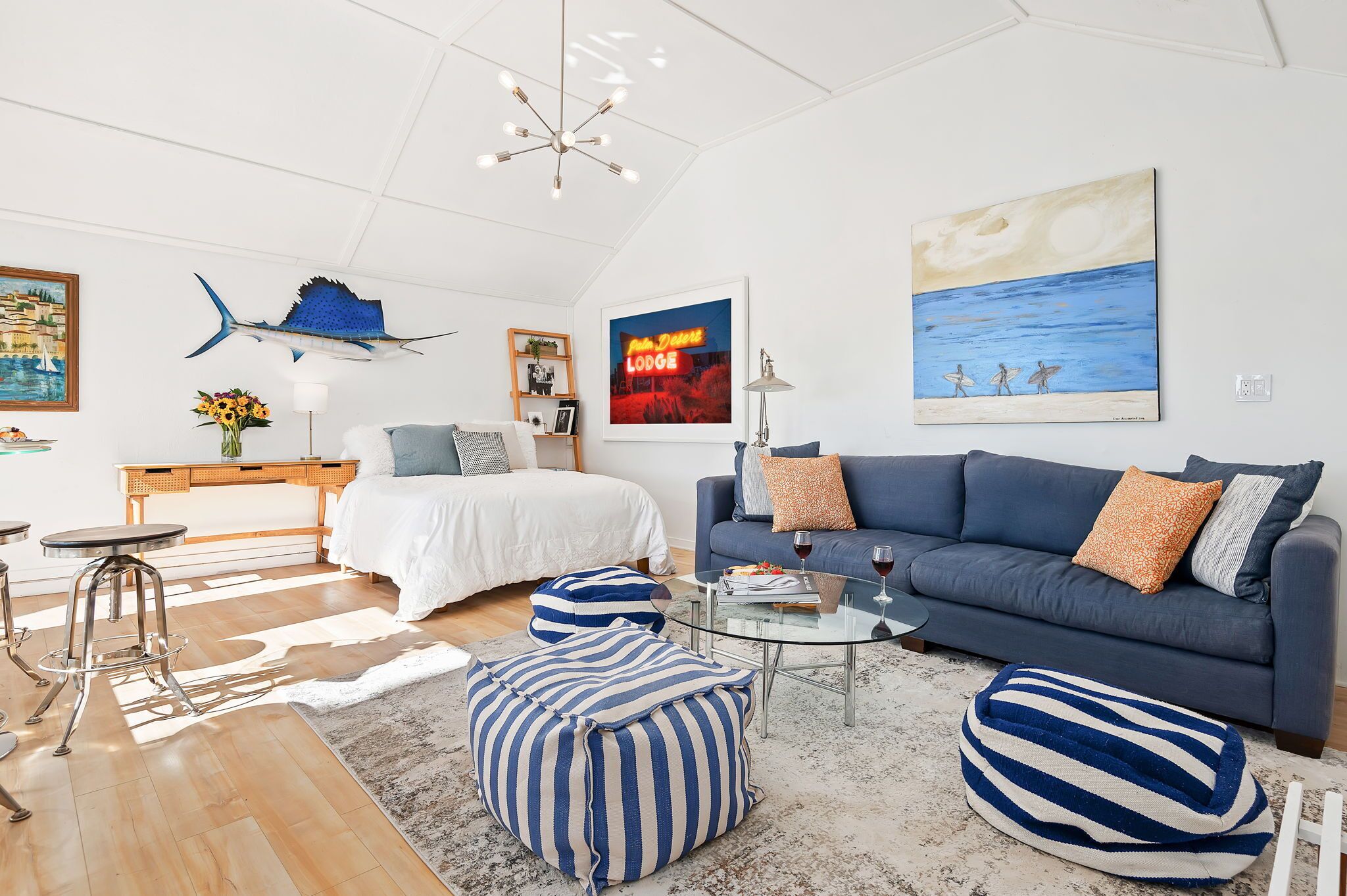 NEW to the Market – Sweet Summerland Surf – Walk to Beach, Restaurants, and Shops!