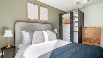2 chambres, fer et planche Ă repasser, Wi-Fi, draps fournis