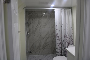 Towels, soap, toilet paper