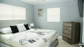 2 habitaciones, tabla de planchar con plancha y wifi gratis