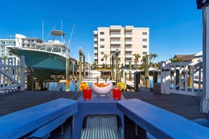 Property grounds - Perfect for Boat & Pets! Private Slip on Canal, Sundeck Overlooks Water, Walk 2 Beach, Holiday Isle (Destin)
