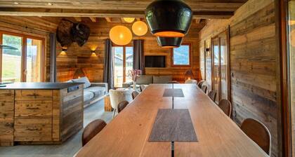 Champel - Chalet moderne 180m2 | Vues | Sauna | Alpage calme