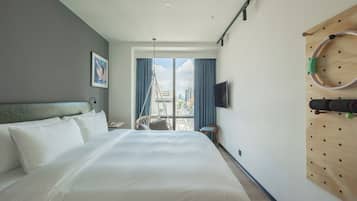 Quarto casal design | Área de estar