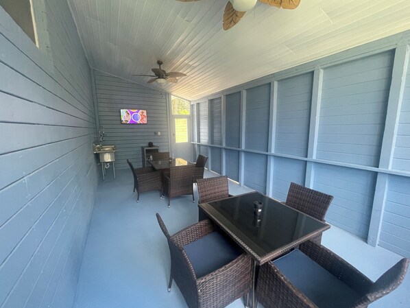 Restauration en plein air