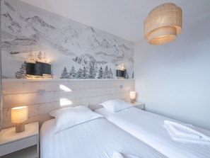 3 habitaciones, wifi gratis y ropa de cama 