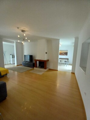 TV, fireplace, table tennis