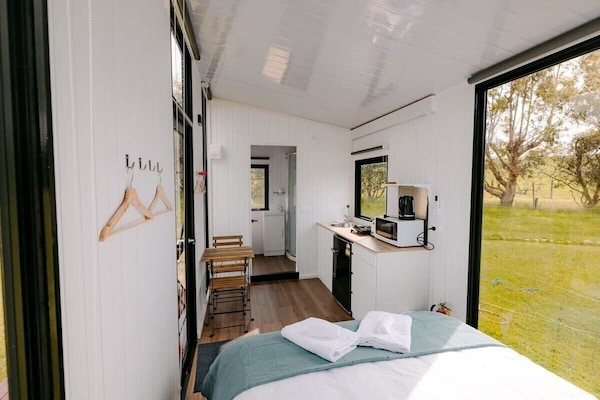 1 sovrum och sängkläder