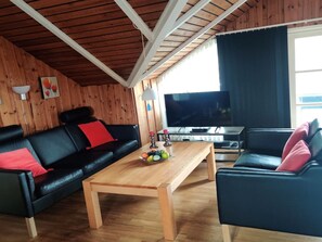 Fernseher, Kamin, DVD-Player