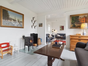 Fernseher, Kamin