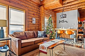 TV connectée, cheminée