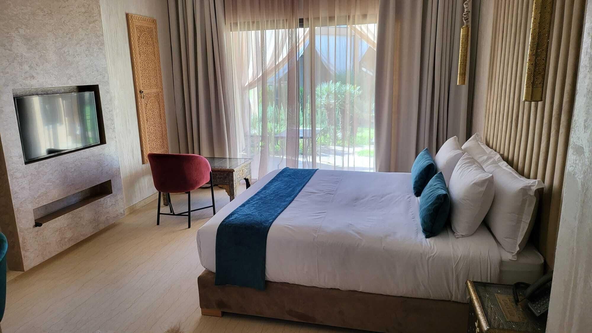 Habitación doble | Sábanas de algodón egipcio y ropa de cama de alta calidad