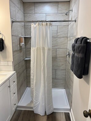 Shower, hair dryer