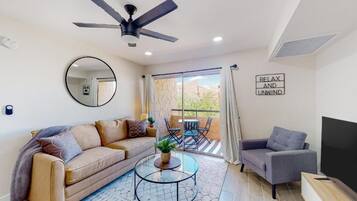 Condo, 1 Bedroom | Living area | Smart TV