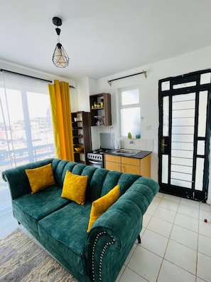 Living area - Racecourse Radiance Apartments (Nairobi)