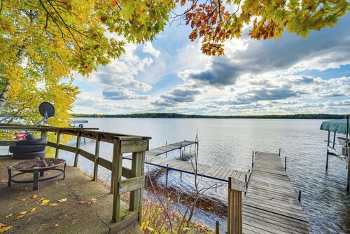 Hayward Cabin w/ Boat Slip + Fish House!
