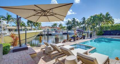 Canal Access & Pool: Lighthouse Point Getaway!