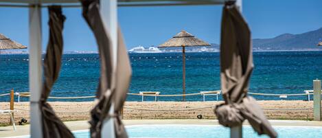 Außenpool, geöffnet von 08:00 Uhr bis 20:00 Uhr, Sonnenschirme