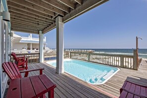Terrace/patio - BeachFront 9Bed EasyBreezy East (Gulf Shores)