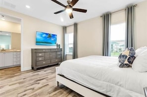 3 bedrooms, iron/ironing board, WiFi, bed sheets