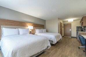 Studio-suite - 2 queensize-senge | Individuelt design, individuel indretning, skrivebord